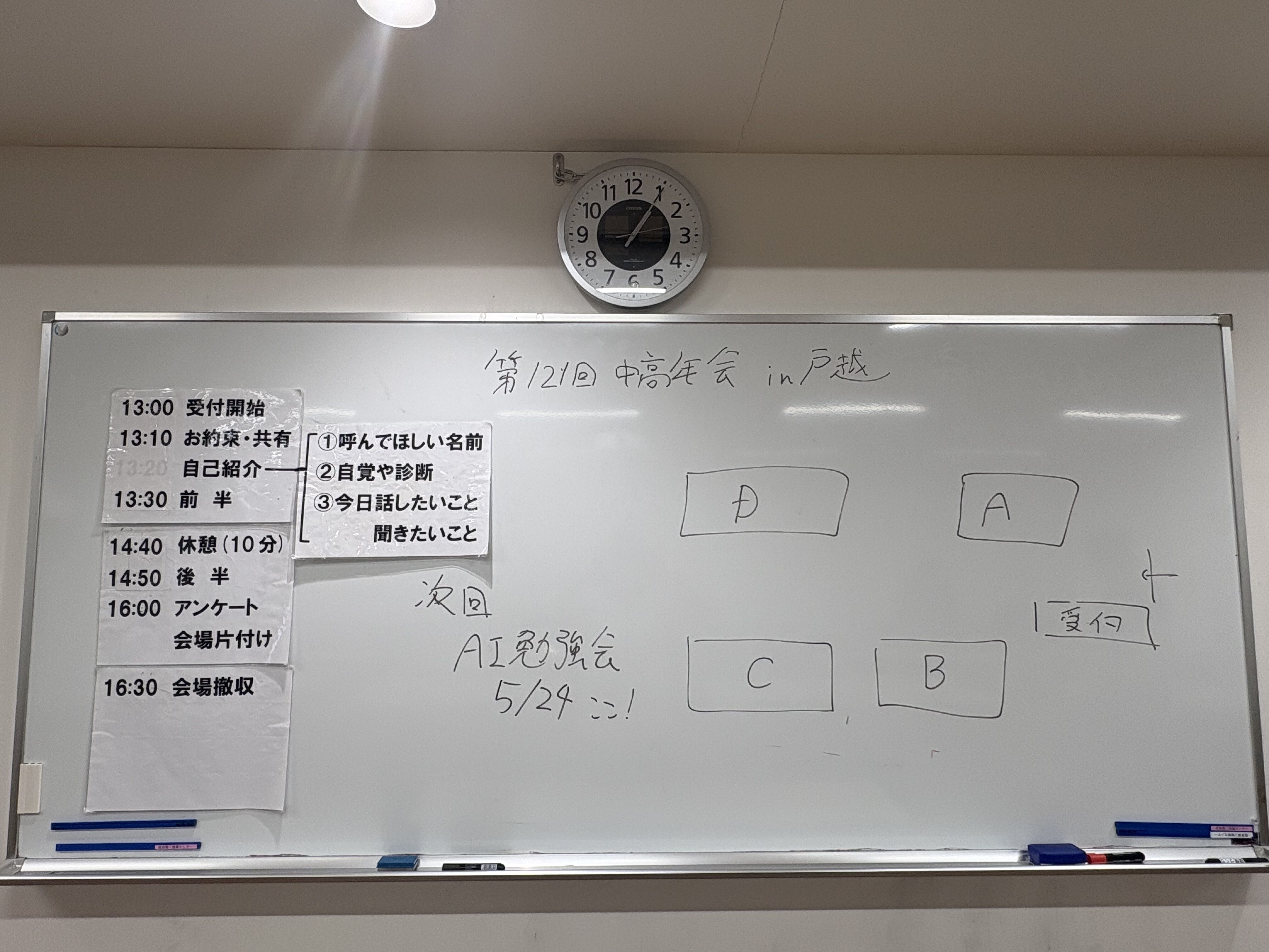 第121回　中高年会